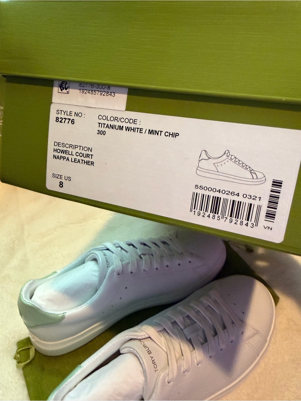 Tory Burch Howell Court Sneakers - Picture 8 of 8